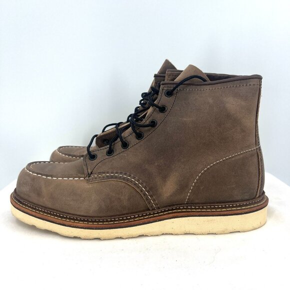 Red Wing 8883 Heritage Moc Toe Boot Rare Concrete Rough & Tuff Mens 11D - Picture 1 of 9